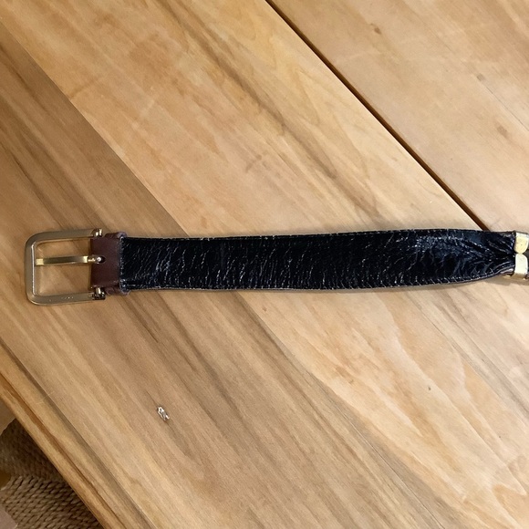 VINTAGE Brown Leather Knotted Statement Belt O/S - Picture 13 of 16